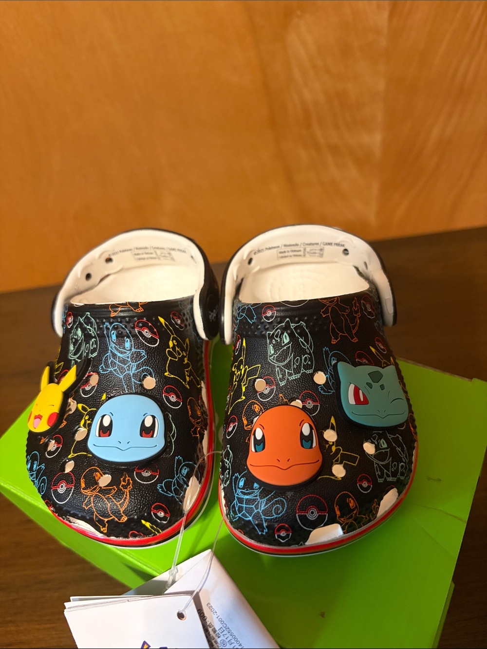 CROCS Toddler Pokemon Print Clog Size C4 NIB